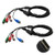 WGL 2 Pack 6FT HD Component RCA AV Video-Audio Cable Cord for Sony Playstation 2 3 PS2 PS3
