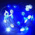 blinkee LED String Lights with Blue Snowflakes by