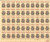 US Stamp - 1982 Horatio Alger - 50 Stamp Sheet - Scott 2010