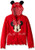 Disney Girls' Little Minnie Polka-Dot Bow Hoodie, red, S-4