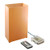 Lumabase 82806 Remote Control Battery Operated LED Luminaria Kit -6 Count-, Tan