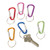 Fun Express - Mini Metallic Clip Key Chains -4dZ-Un- - Apparel Accessories - Key Chains - Novelty Key Chains - 48 Pieces