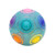 Puzzle Ball Rainbow Magic Ball Cube Fidget Sensory Ball Brain Teasers Games Toys for Kids  and  Adults Stress Reliever -Blue, One Size-