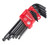Steelman 13-Piece Long Arm Ball End Hex Key Wrench Set, Inch -SAE-, Extended Length Driver Shafts for Long Reach, Machined Ball Ends for Tight Spaces, Durable Steel Resists Distortion