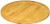 Bamboo Lazy Susan Turntable with Rim, 10" Diameter