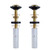 2 Pack Universal Toilet Tank to Bowl Bolt Kits with 3 Set Brass Hardware Kits Fits Most 3-Inch 3.5-Inch flush valve opening Toilet Tanks