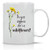 JANSCOO Do You Suppose She's a Wildflower? Alice in Wonderland Mug, 11 oz. Coffee Cup Unique Birthday Gift for Mom Dad Boyfriend Girlfriend