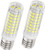 E17 LED Bulb 7W 850LM AC110-130V -75W Halogen Equivalent- Daylight White 6000K,Pack of 2