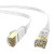 Cat 7 Ethernet Cable 50 ft, High Speed Long Flat LAN Cable RJ45 Connectors, Shielded Network Internet Cable Patch Cord, Cat 7 ethernet Cables for PC Laptop,Modem,Router, Gaming,White