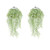 TUANJIE 2 Pcs Fake Artificial Vines Flower Wall Hanging Faux Rattan Plant Flower Home Decor for Wall Indoor Outdoor Hanging Baskets Wedding Garland Decor