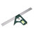 Stainless Steel Combination Square Ruler, 300mm Adjustable Square Angle Ruler 45/90 Degree with Bubble Level, for Measuring, Marking, Woodworking