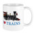 CafePress I LOVE TRAINS Mug Unique Coffee Mug, Coffee Cup