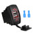 Motorcycle USB Charger, Dual USB Charger Power Adapter 12-24V 3.1A for Car Boat Motorcycle