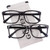 GQUEEN Fake Clear Glasses Non Prescription Glasses Eyeglasses Rectangular Frame, 201512