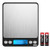 AMIR Digital Kitchen Scale, Food Meat Scale, 3000g/ 0.01oz/ 0.1g Precise Graduation, Mini Food Scale with Back-Lit LCD Display, Tare and PCS Functions, Black