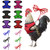 EBaokuup 6 Pieces Adjustable Chicken Harness with Leash, Breathable Hen Pet Vest with 3.5FT Matching Belt, Chicken Training Harness, Chicken Leash for Hens, Duck, Puppy, Goose and Small Pets -S-