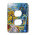3dRose LLC lsp_109246_6 Glass Mural Tile Art 2 Plug Outlet Cover