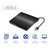 Xglysmyc USB 3.0 External CD/DVD Drive,Ultra-Thin Touch Portable High-Speed Data Transfer CD/DVD-RW Burner Player for Desktop Laptop Ultrabook Support Windows XP/7/8/10/Vista,Mac OS-Black
