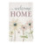 P. GRAHAM DUNN Welcome Home Watercolor Floral Whitewash 10.5 x 17 Wood Pallet Wall Plaque Sign