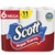 Scott Paper Towels, Choose-A-Sheet - 6 Mega Rolls - 11 Regular Rolls -102 Sheets Per Roll-