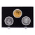 Tapeera Physical Bitcoin Coin Litecoin Ethereum Coin with Acrylic Case - Luxury Cryptocurrency Coins - Bitcoin Gift Set - Crypto Coins Display - Bitcoin HODL Set - Cryptocurrency Gifts