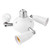 Alloet Socket Adapter E27 Splitter Lamp Base Converter Light Holder -Lamp Holder-4-