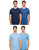 Hanes Men's FreshIQ Odor Control ComfortSoft Crewneck T-Shirt 4-Pack, Assorted Colors, Medium