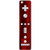 Red Abstract Artwork Design Vinyl Decal Sticker Skin by Moonlight Printing for Wiimote Wii Controller