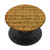 Vintage Music Sheet With Note Symbols PopSockets Grip and Stand for Phones and Tablets