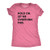Womens Hold On Let Me Overthink This Funny T Shirt Sarcastic Graphic Novelty -Heather Pink- - XL