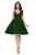 casuress Women's Dress V Neck Floral Sundress Spaghetti Strap Summer Casual Swing Dress with Pocket Green