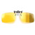 Photochromic Polarized Clip-on Sunglasses -Gray, Yellow-