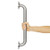 Vive Metal Grab Bar - Balance & Handrail Shower Assist - Bathroom & Bathtub Mounted Safety Hand Support Rail - Stainless Steel Wall Mount for Handicap, Bath Handle, Elderly, Disabled, Injury (16")