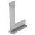 Angle Ruler, Carbon Steel High Accuracy Engineer Tool Galvanized Right Angle Ruler, With Seats for Measure Workshop Workers-Level 2 100x70-