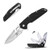 GGODOR Folding Knife Pocket Knife 3.5in emergency pocket knife 8CR Blade EDC Tactical Knife with Liner Lock G10 Handle Thumb Hole Pocket Clip Opening Camping Knives
