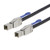 CableCreation 3.3FT External HD Mini SAS SFF-8644 to SFF-8644 Cable, 1M/ Black 