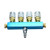 4 Way Air Hose Manifold Quick Coupler Connector Fitting Adapter Splitter KIT