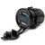 Davitu Cables, Adapters  and  Sockets - 12V/24V 3.1A Dual USB Car Charger W/Voltage Digital Display Car Cigarette Lighter LED Socket For Pad Boat Caravan Moto ATV - -Color Name: Blue-
