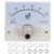 Ammeter, Analog Ammeter, 85C1 DC 0~100UA Pointer Type Ammeter Analog Current Panel Meter Measuring Instrument with Simple Structure