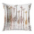 UPOOS Throw Pillow Cover White Animal Giraffes Brown Painting Abstract Decorative Pillow Case Home Decor Square 20x20 Inches Pillowcase