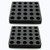 Polar Whale 2 Vial Racks Black Foam Storage Rack Holder Organizer Stand Transport Each Holds 25 Vials Fits up to 24mm Diameter