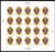 Purple Heart Full Sheet of 20 44 Cent Stamps - Scott 4390 By USPS