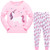 Papoopy Girls Unicorn Pajamas Size 6 Pink