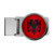ExpressItBest Premium Money Clip - Flag of Albania -Albanian- - Round Design