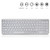 Bluetooth Keyboard, RollingStone Full Size switchable Multi-Device Wireless LE Keyboard with Numeric keypad for Mac,Windows, iOS, Android and Other Mobile Devices (White)