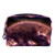 Makeup Toiletry Bag for Women Girls Purse Cosmetic Travel Kit Organizer A Purple Ball