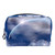 Makeup Toiletry Bag for Women Girls Purse Cosmetic Travel Kit Organizer Snowflakes Ball