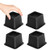 COLAZ Bed Risers 3 Inches Heavy Duty Furniture Risers for Bed, Table and Sofa -Set of 4, Black-