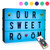 LooEooDoo 7 Colours Changing Cinematic Light Up Box with 120 Letters, A4 Size RGB LED Message Cinema Sign with Wireless Remote Control
