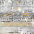 CAQIKRIG 30Pcs DIY Mirror Stickers Removable Adhensive DIY Art Design Wall Stickers Decals for Home Art Room Bedroom Background Decoration -Geometric Greek Key Pattern- -Silver-